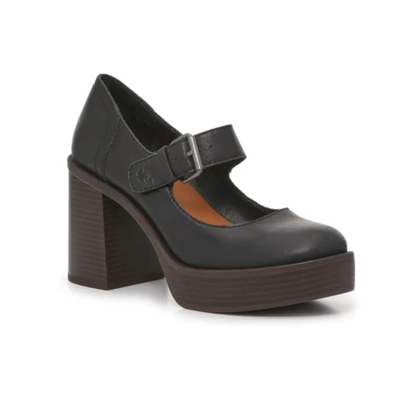 Lucky Brand Shoes - Lucky Brand Black Leather Oliviea Mary Jane Pump